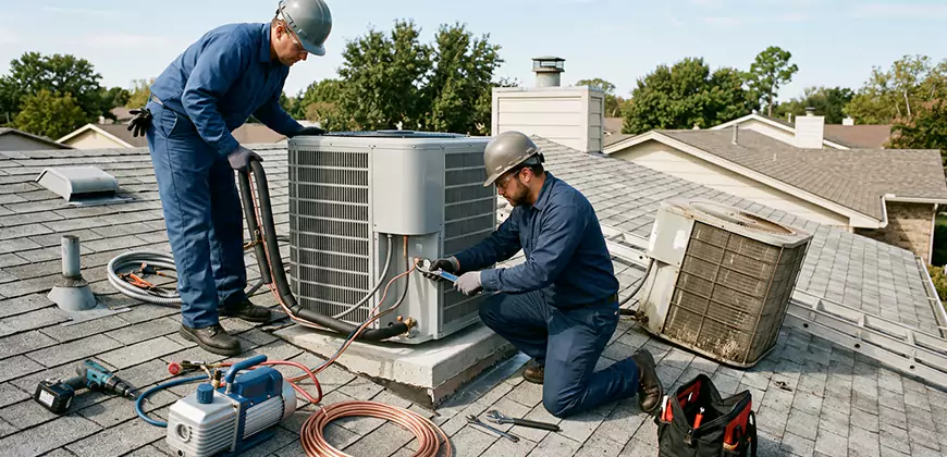 Condensing Unit Installation in Olive Branch
