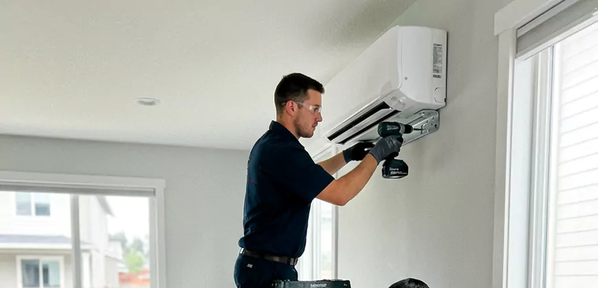 Split System Heating and Cooling Installation in Olive Branch